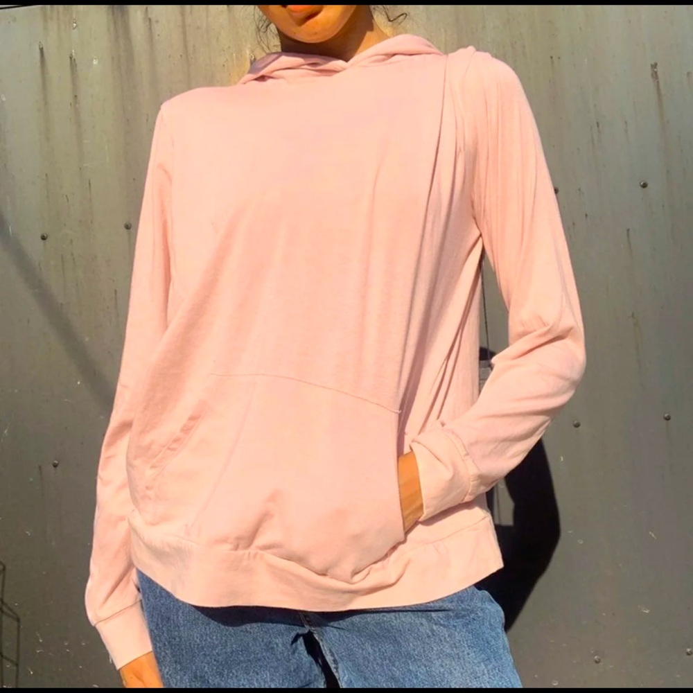 Hooded Light Pink Sweater